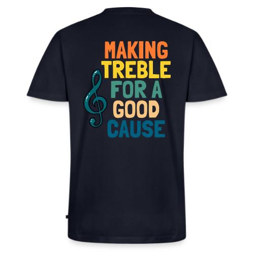 Making Treble - Men's Premium Organic V-Neck T-Shirt
