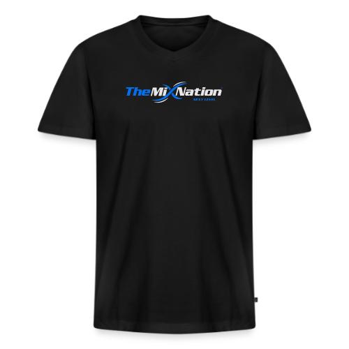 TheMixNation & QR - Men's Premium Organic V-Neck T-Shirt
