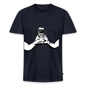 Thumb War DD - Men's V-Neck T-Shirt by Canvas