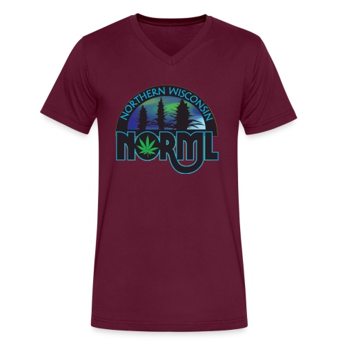 Northern Wisconsin NORML Official Logo - Men's V-Neck T-Shirt by Canvas