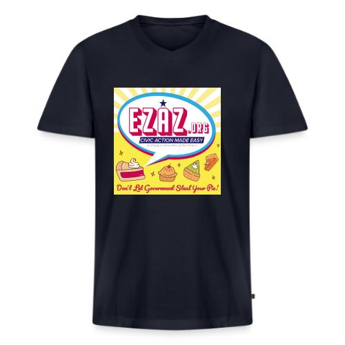 Don't Let Government Steal Your Pie! - Men's V-Neck T-Shirt by Bella + Canvas