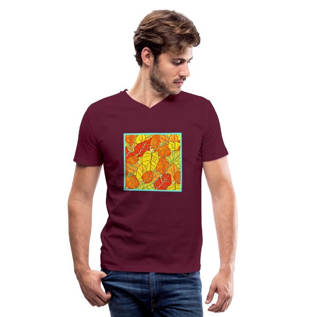 Neon Foliage Burst Vibrant Design