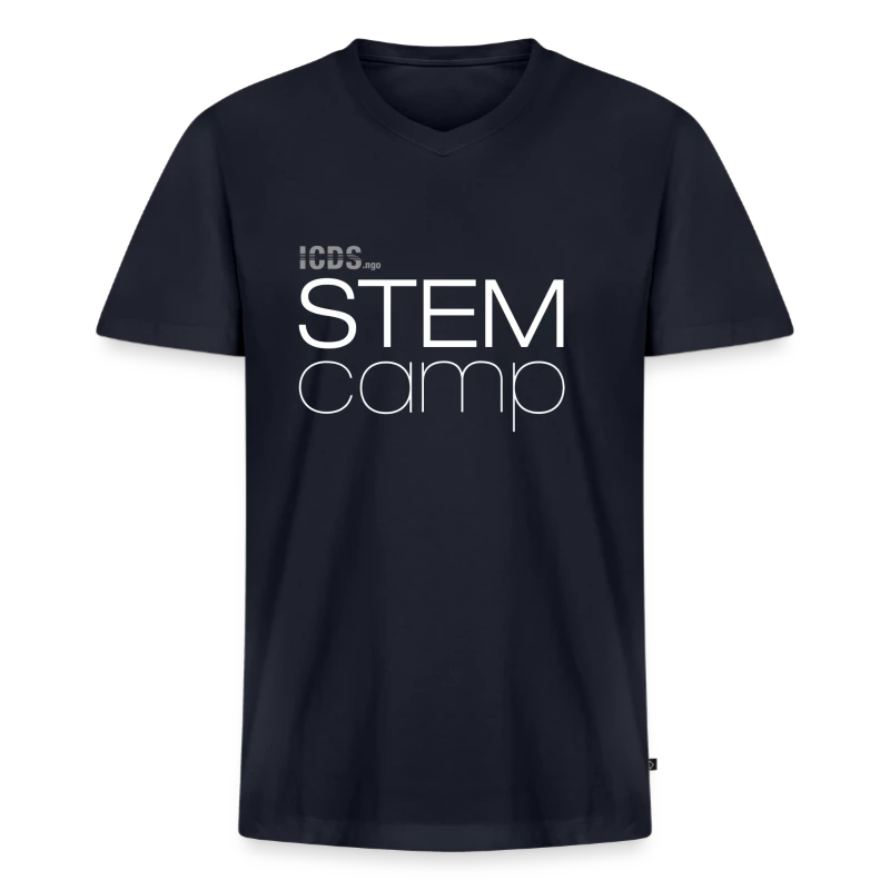 ICDSngo STEMcamp 01A - Men's V-Neck T-Shirt by Canvas