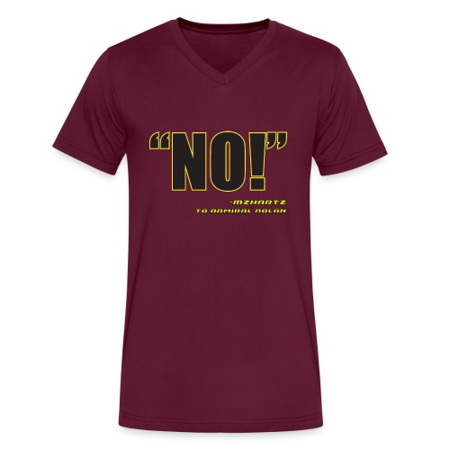 NO shirt to print-1 - Men's V-Neck T-Shirt by Canvas