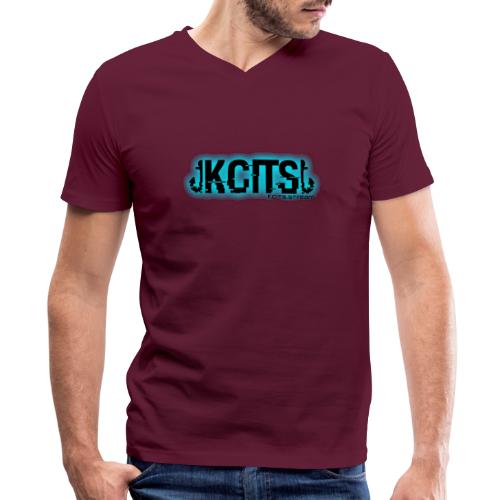 Kcits.stream Basic Logo - Men's V-Neck T-Shirt by Canvas