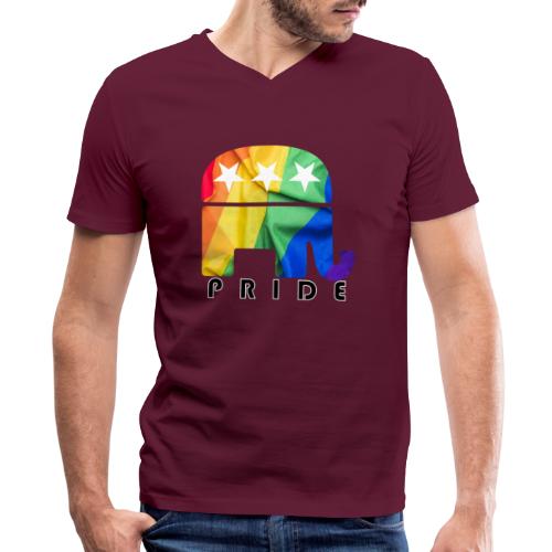 Gay - Republican - Proud! - Men's V-Neck T-Shirt by Canvas