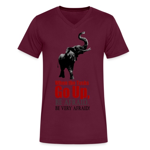 When the trunk goes up Be - Men's V-Neck T-Shirt by Canvas