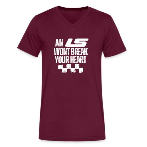 AN LS WONT BREAK YOUR HEART - Men's V-Neck T-Shirt by Bella + Canvas