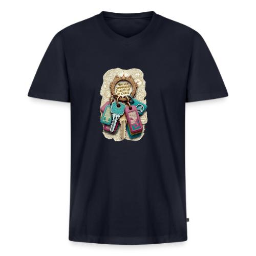 Minivan Commander T Shirt, Chauffeur of Chaos Mug - Men's Premium Organic V-Neck T-Shirt