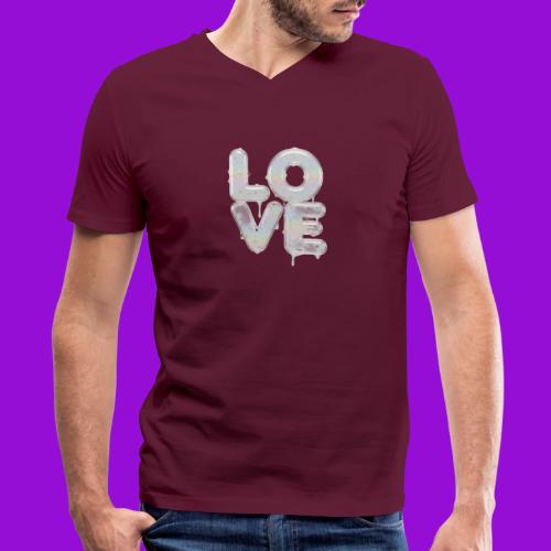 Love - Men's V-Neck T-Shirt by Bella + Canvas