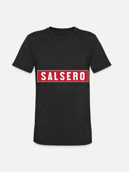 Salsa Dancer Latin Dance Salsero - Unisex Tri-Blend T-Shirt - heather black