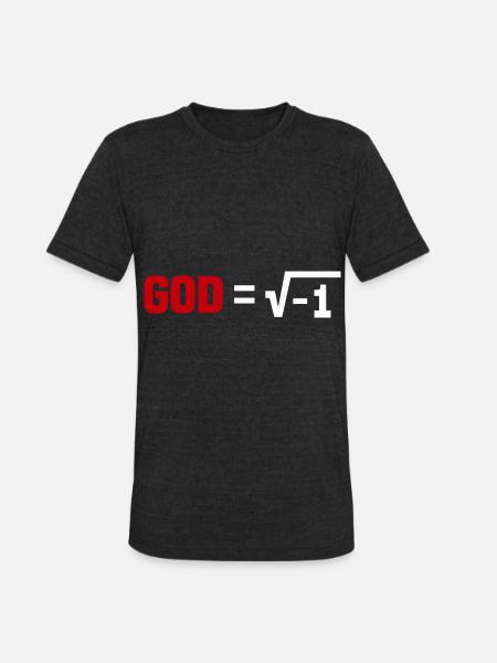 atheists - Unisex Tri-Blend T-Shirt - heather black