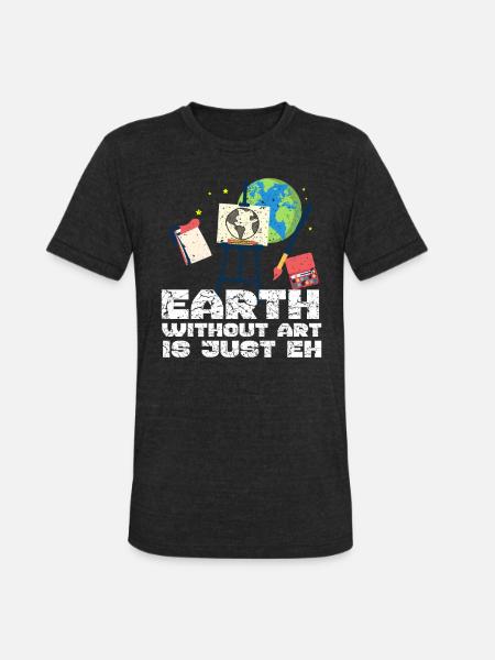 Artist - Unisex Tri-Blend T-Shirt - heather black