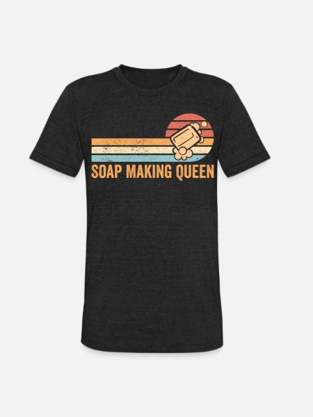 Soap Making Soap Maker - Unisex Tri-Blend T-Shirt - heather black