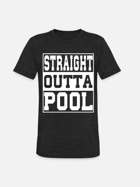 Pool Saying Funny - Unisex Tri-Blend T-Shirt - heather black