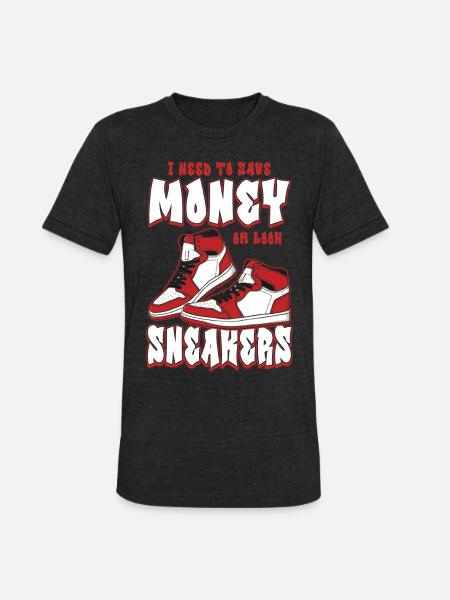 Sneaker Collector - Unisex Tri-Blend T-Shirt - heather black