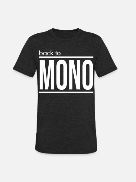 Back To Mono - Unisex Tri-Blend T-Shirt - heather black
