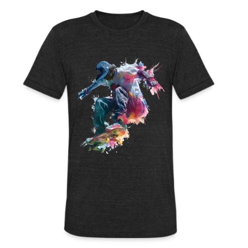Skateboarding: Ride the Colors - Unisex Tri-Blend T-Shirt