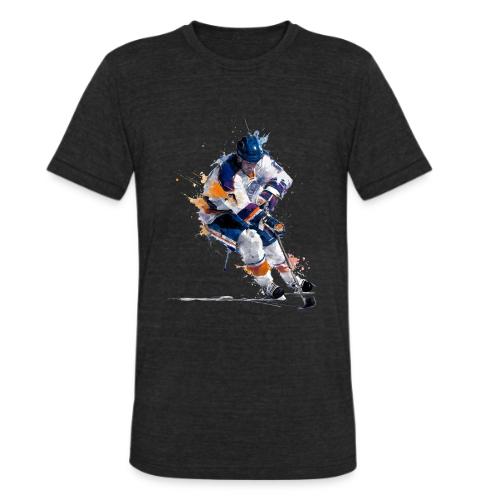 Hockey: Icy Streaks - Unisex Tri-Blend T-Shirt