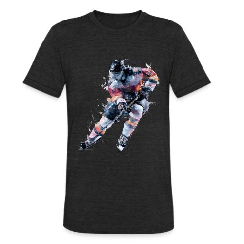 Hockey: Frozen Motion - Unisex Tri-Blend T-Shirt