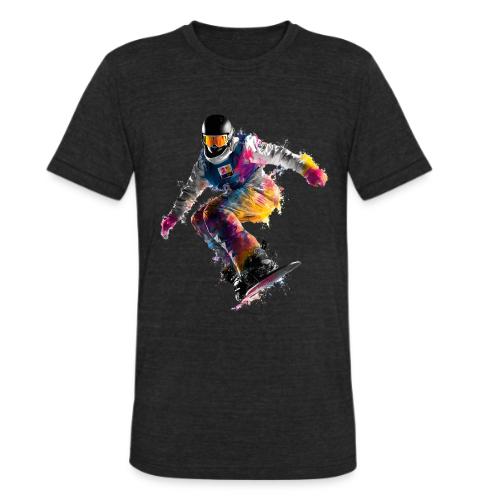 Snowboarding: Frozen Palette - Unisex Tri-Blend T-Shirt