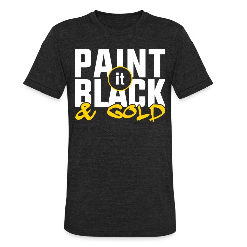 Black And Gold Women's T-Shirts - Unisex Tri-Blend T-Shirt