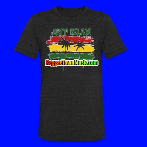 Just relax reggae rasta tropical sunset - Unisex Tri-Blend T-Shirt