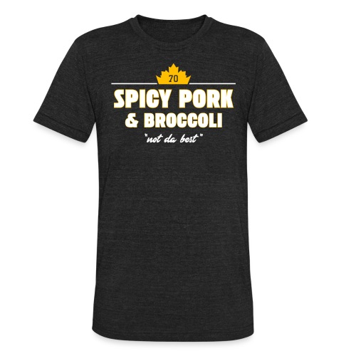 Spicy Pork & Broccoli - Unisex Tri-Blend T-Shirt