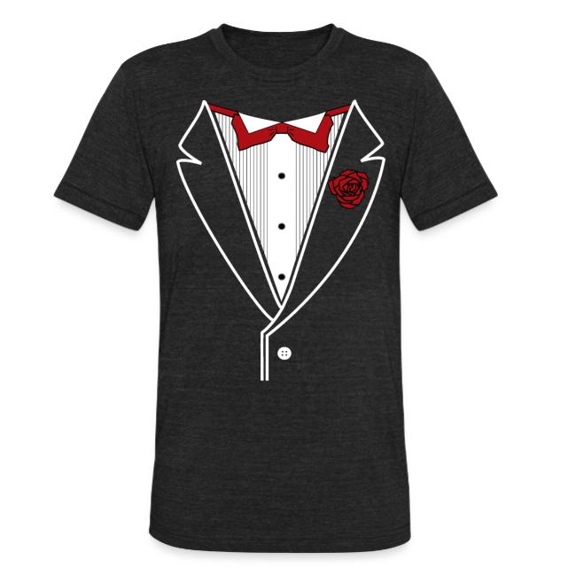 Tuxedo Shirt with Red bowtie