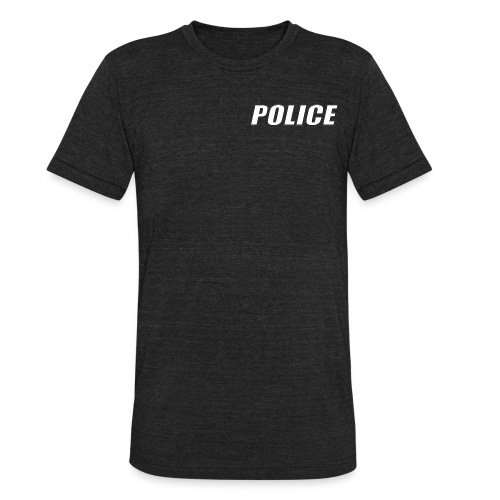 Police White - Unisex Tri-Blend T-Shirt