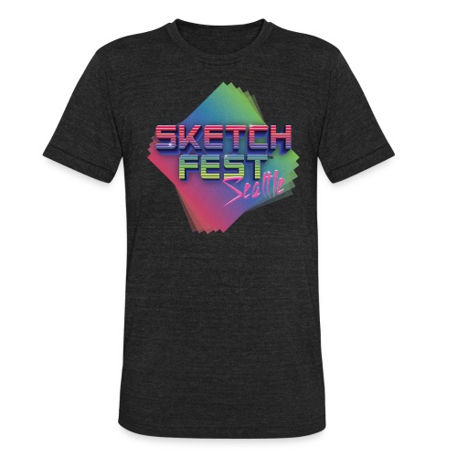 SketchFest2016 Tshirt 2500x2500 png - Unisex Tri-Blend T-Shirt