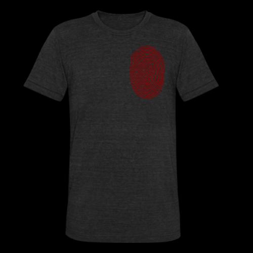 red_fingerprint - Unisex Tri-Blend T-Shirt