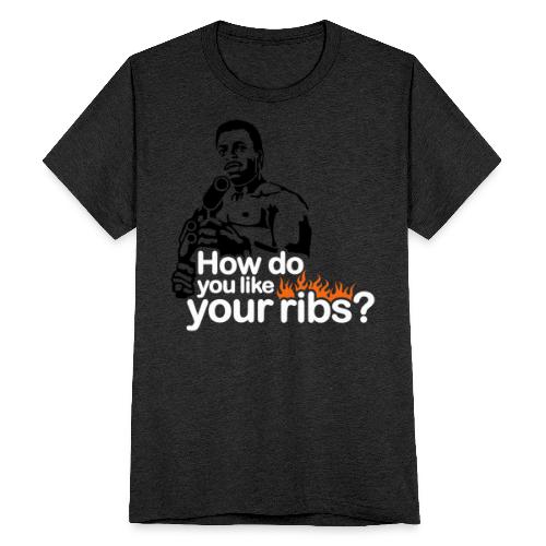 How do you like your ribs? - Unisex Tri-Blend T-Shirt