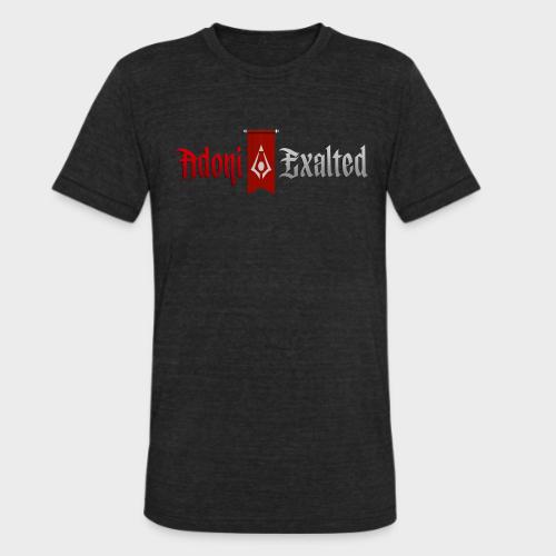 Adoni Exalted Logo - Unisex Tri-Blend T-Shirt