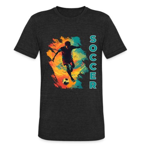Soccer Hero Mode - Unisex Tri-Blend T-Shirt
