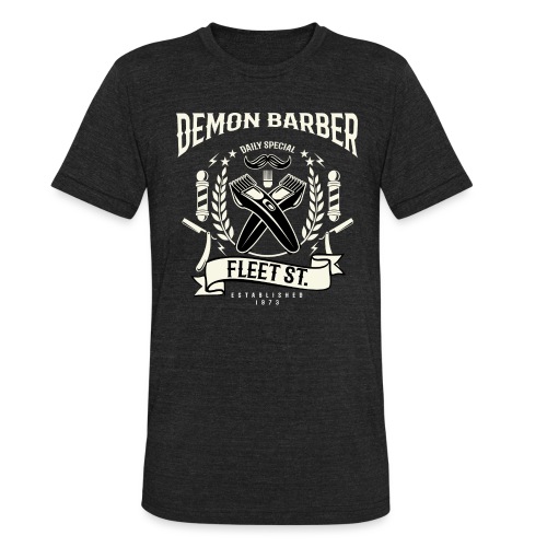 Demon Barber of Fleet Street - Unisex Tri-Blend T-Shirt