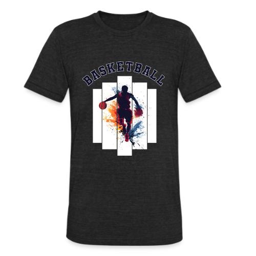 Basketball Never Stops - Unisex Tri-Blend T-Shirt