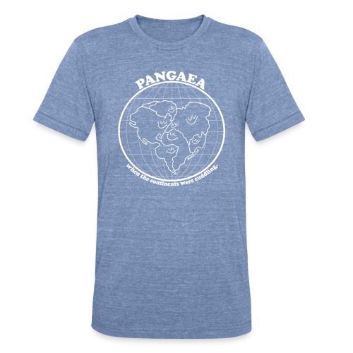 Pangaea white by Dan Meth - Unisex Tri-Blend T-Shirt