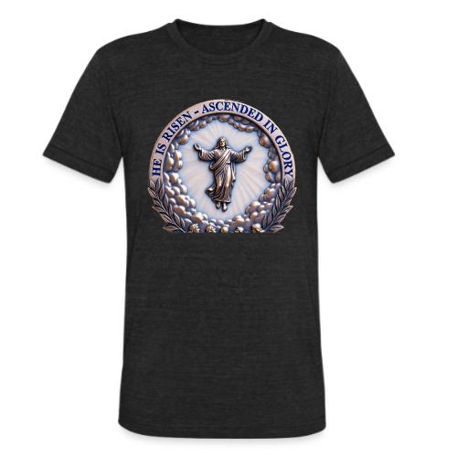 He Is Risen Ascended In Glory T Shirt, Gift - Unisex Tri-Blend T-Shirt