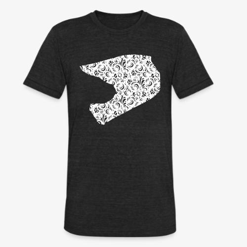 Floral Helmet - Unisex Tri-Blend T-Shirt