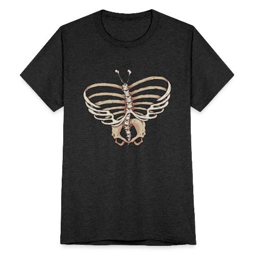 Butterfly skeleton - Unisex Tri-Blend T-Shirt