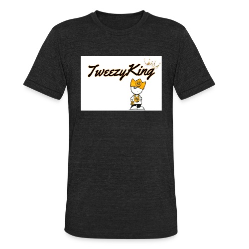 Tweezy King Logo - Unisex Tri-Blend T-Shirt