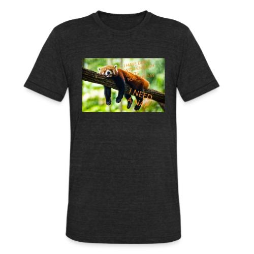 Fox napping meme - Unisex Tri-Blend T-Shirt