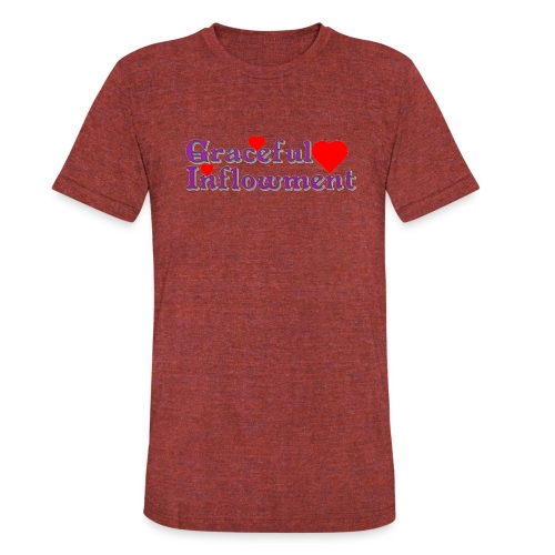 Graceful Inflowment - Unisex Tri-Blend T-Shirt