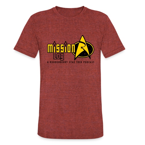 Logo Wide 2 Color Black Text - Unisex Tri-Blend T-Shirt