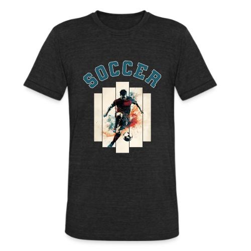 Soccer Mode On - Unisex Tri-Blend T-Shirt