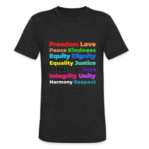 Words of Light - Unisex Tri-Blend T-Shirt