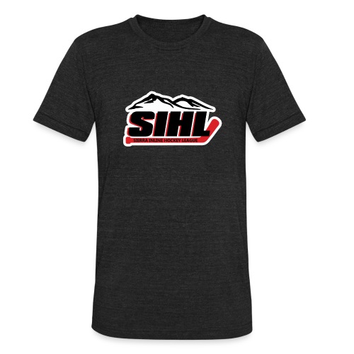 SIHL Logo White Outlined - Unisex Tri-Blend T-Shirt