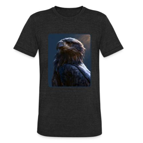 Majestic Eagle Cinematic Portrait Design - Unisex Tri-Blend T-Shirt