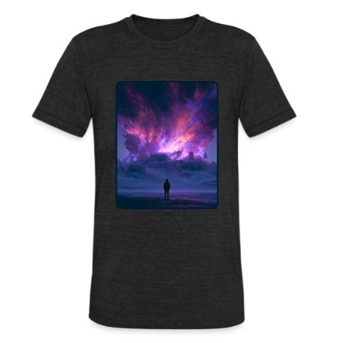 Cosmic Supernova Night Design - Unisex Tri-Blend T-Shirt